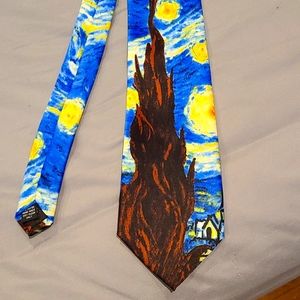 Starry Night Neck Tie - Three Rooker